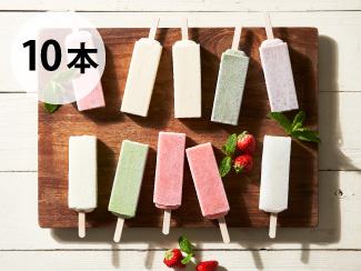 高知南国市　久保田食品のアイスキャンディー10本セット写真