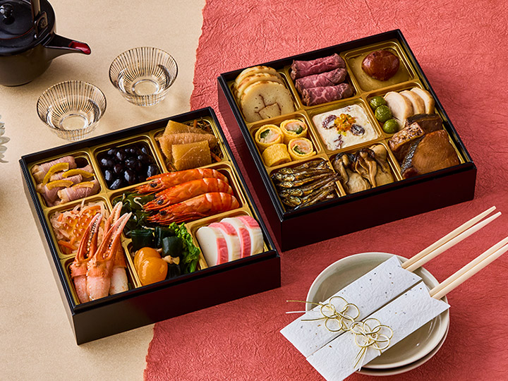 【10％ＯＦＦ】直送・和洋二段重　彩芽写真
