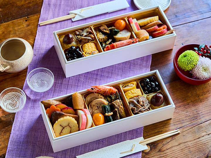 【10％ＯＦＦ】直送・食べきり銘々重　さくら（2個口）写真