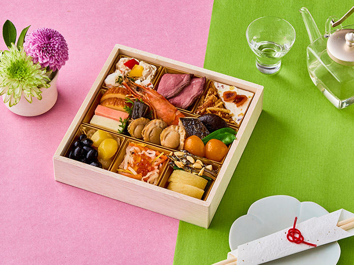 【10％ＯＦＦ】直送・彩り銘々重　春桜花写真